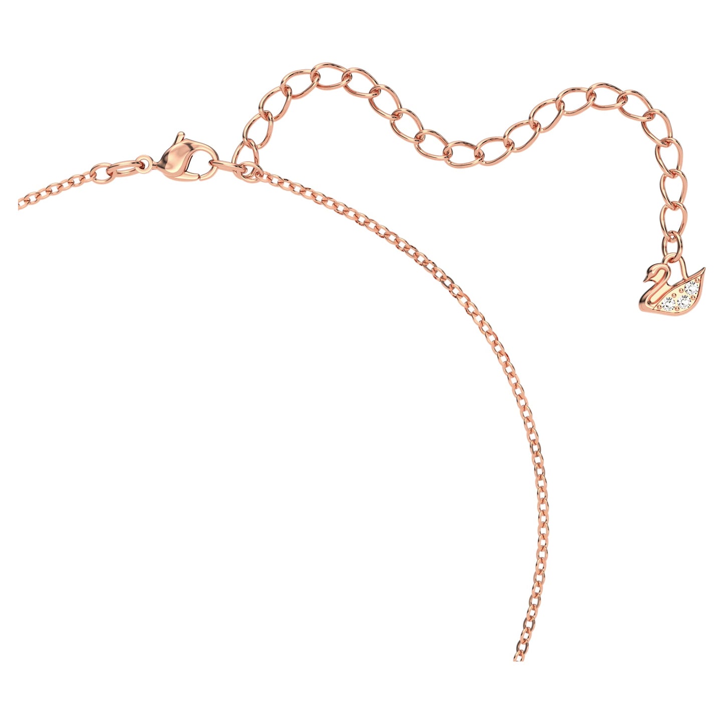 Collana Swarovski Constella Pendente Bianco, Placcato color oro rosa