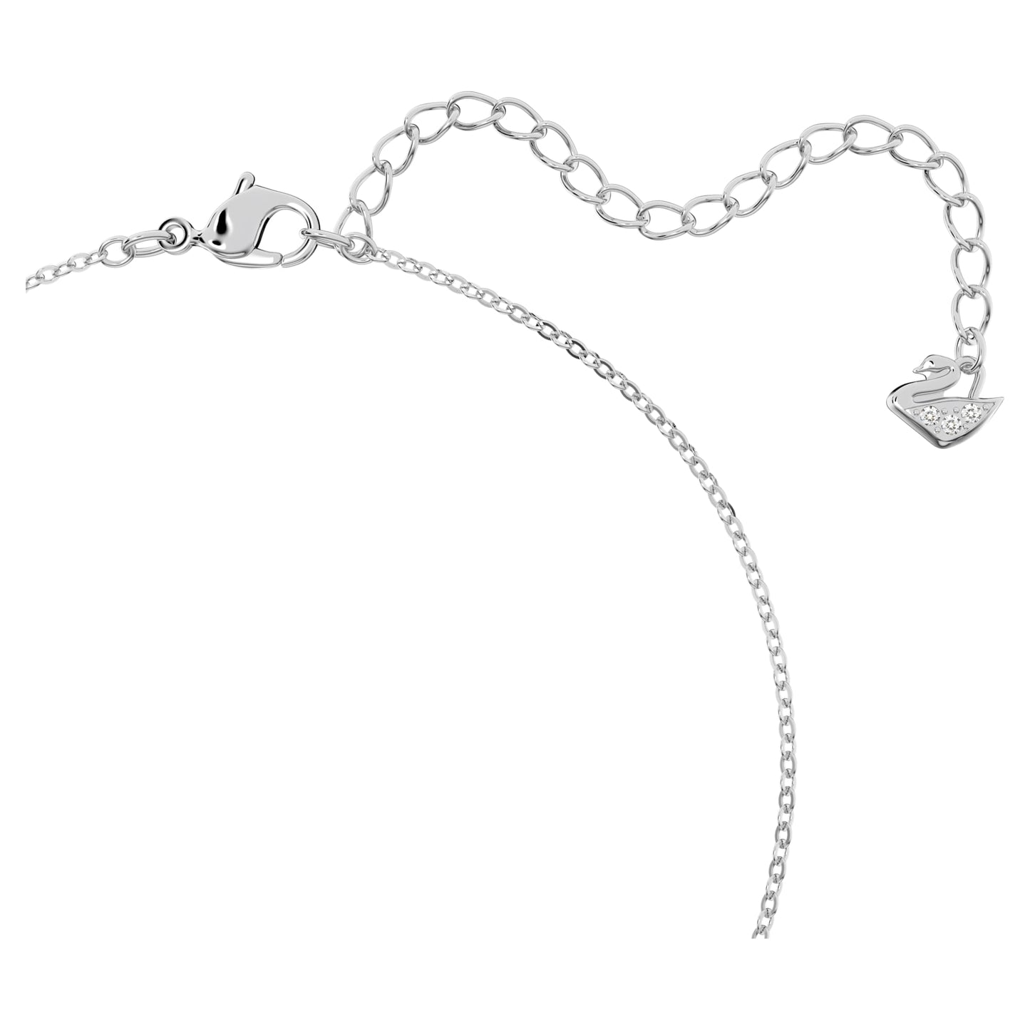 Collana Swarovski Constella Pendente Bianco, Placcato rodio