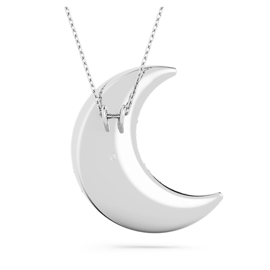Collana Swarovski Sublima Luna, Bianco, Placcato rodio XL