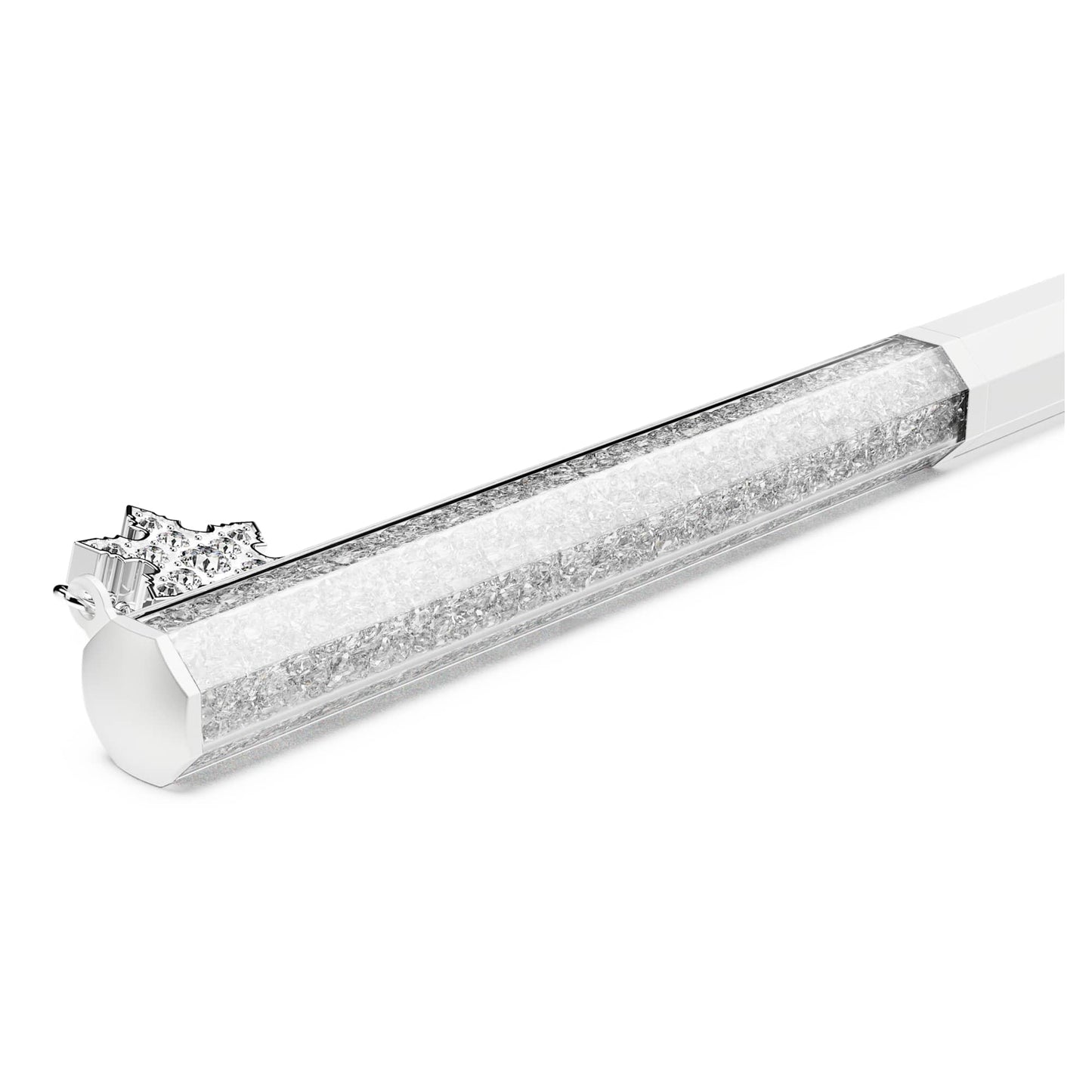 Penna a sfera Swarovski Crystalline Fiocco Di Neve, Bianco, Laccato bianco