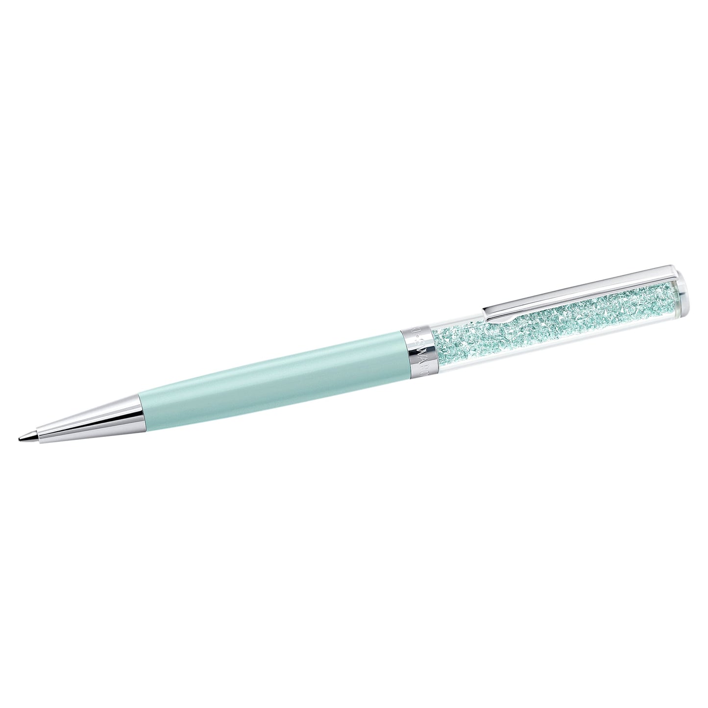 Penne a Sfera Swarovski Crystalline Verde, Laccato verde, cromato