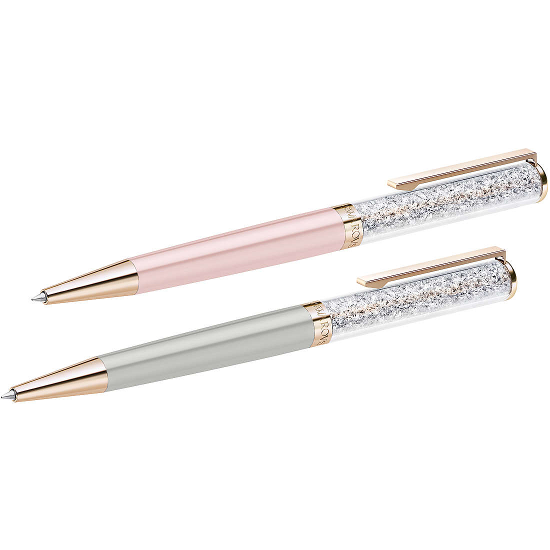 Set Penne a Sfera Swarovski Crystalline Grigio, Rosa