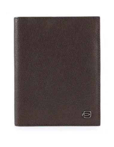Portafogli Piquadro Porta Passaporto Con Carte In Pelle Testa Di Moro