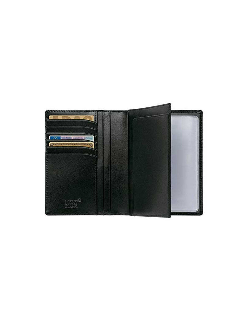 Portadocumenti Montblanc Meisterstuck Portafoglio Nero Verticale