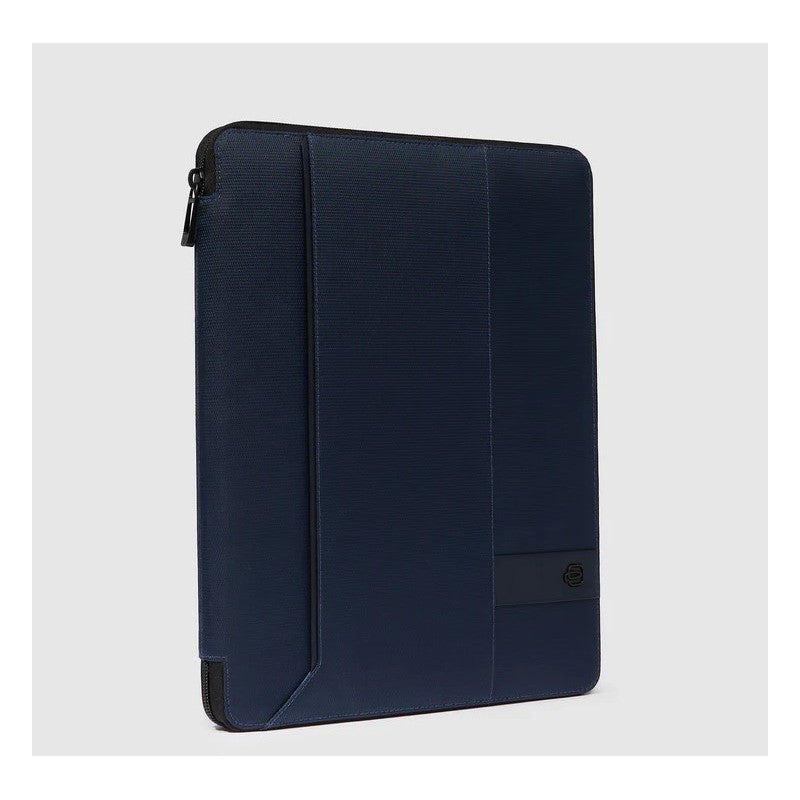 Portablocchi Piquadro Portablocco A4 Porta Ipad Portapenne Tessuto ed Inserti Blu