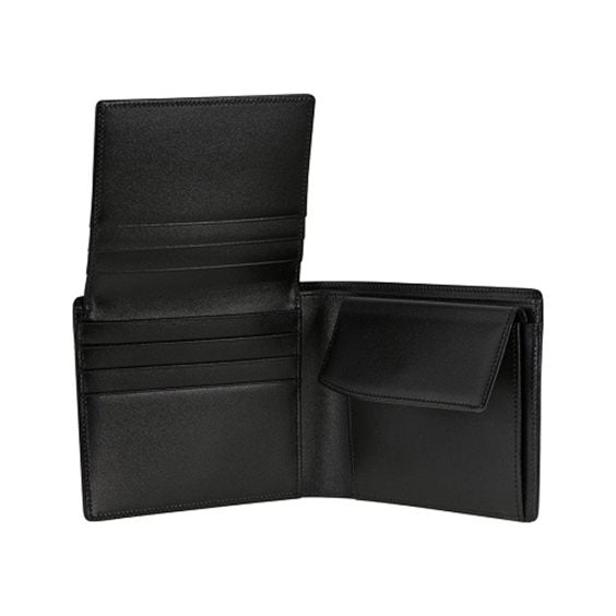 Portafogli Montblanc Meisterstuck Portafoglio Nero Orizzontale Portamonete