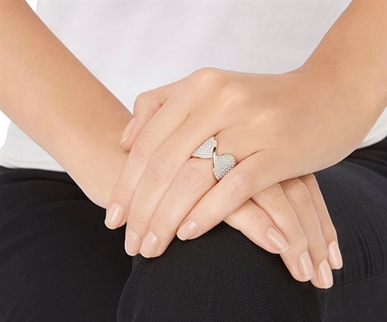 Anello Swarovski Freedom Rose - Misura 58