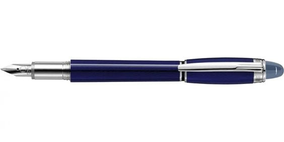 Penne Stilografiche Montblanc Starwalker Cool Blue Fountain Stilografica