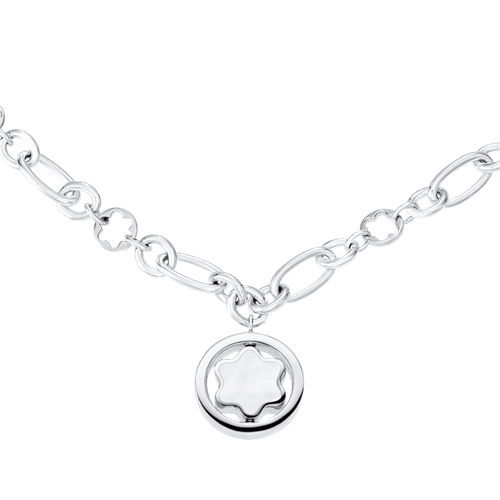 Collana Montblanc Star Collection Catena Pendente Stella Inserto Madreperla