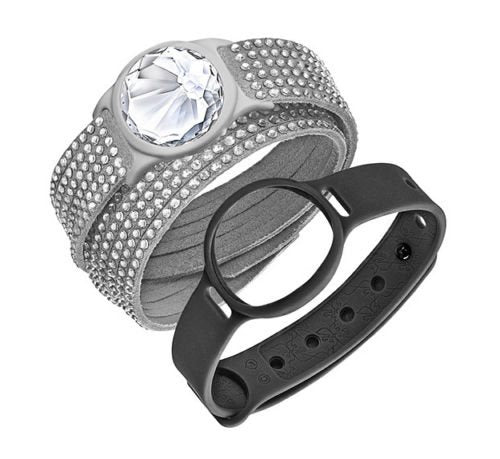 Set Orologio Swarovski Slake Due cinturini e Activity Crystal, Grigio