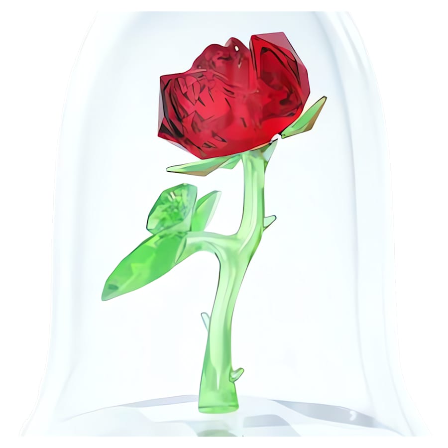 Oggettistica Swarovski Beauty And The Beast Enchanted Rose, La Bella e La Bestia, Disney