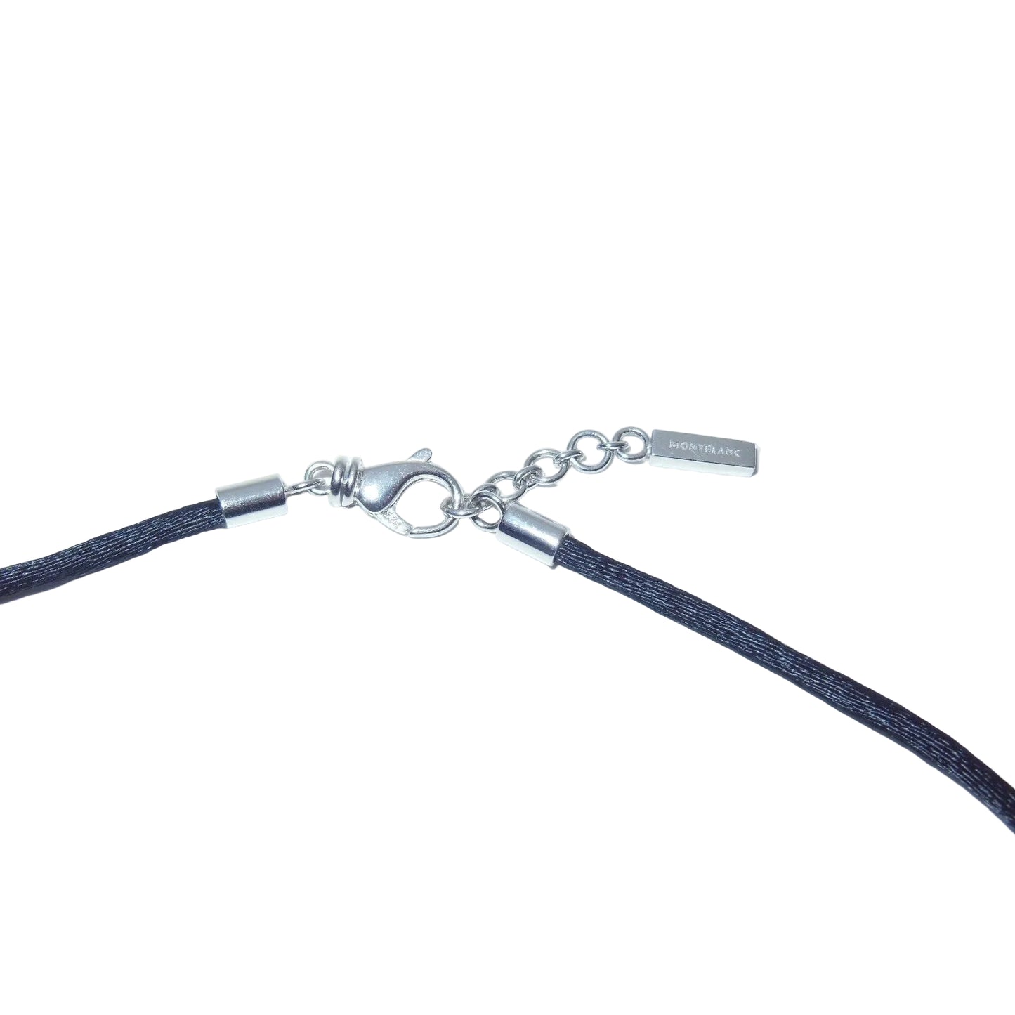 Collana Montblanc Boheme Collection Pendente Piastrina Rettangolare Argento con Charms
