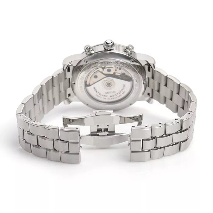 Orologio Montblanc Automatico Chrono Star Steel 39 mm Acciaio Braccialato