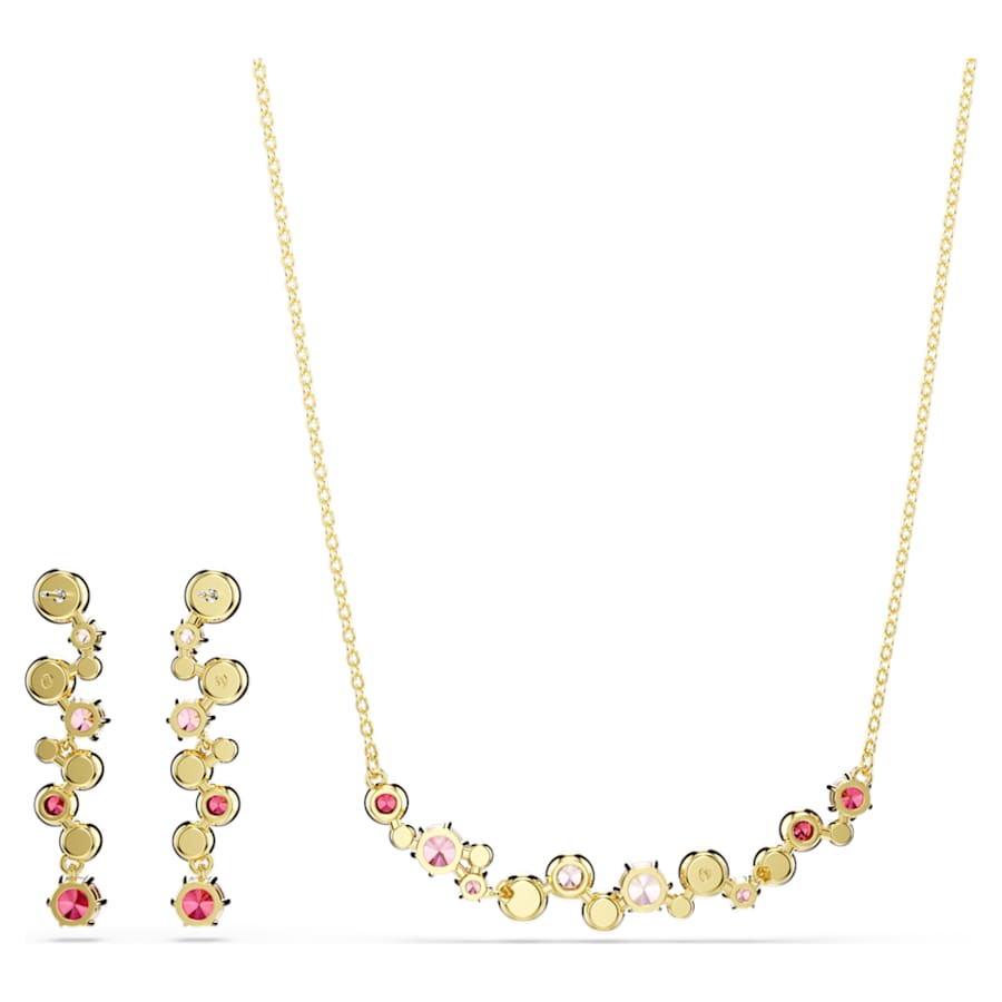 Parures Swarovski Constella Taglio misto, Multicolore, Placcato color oro