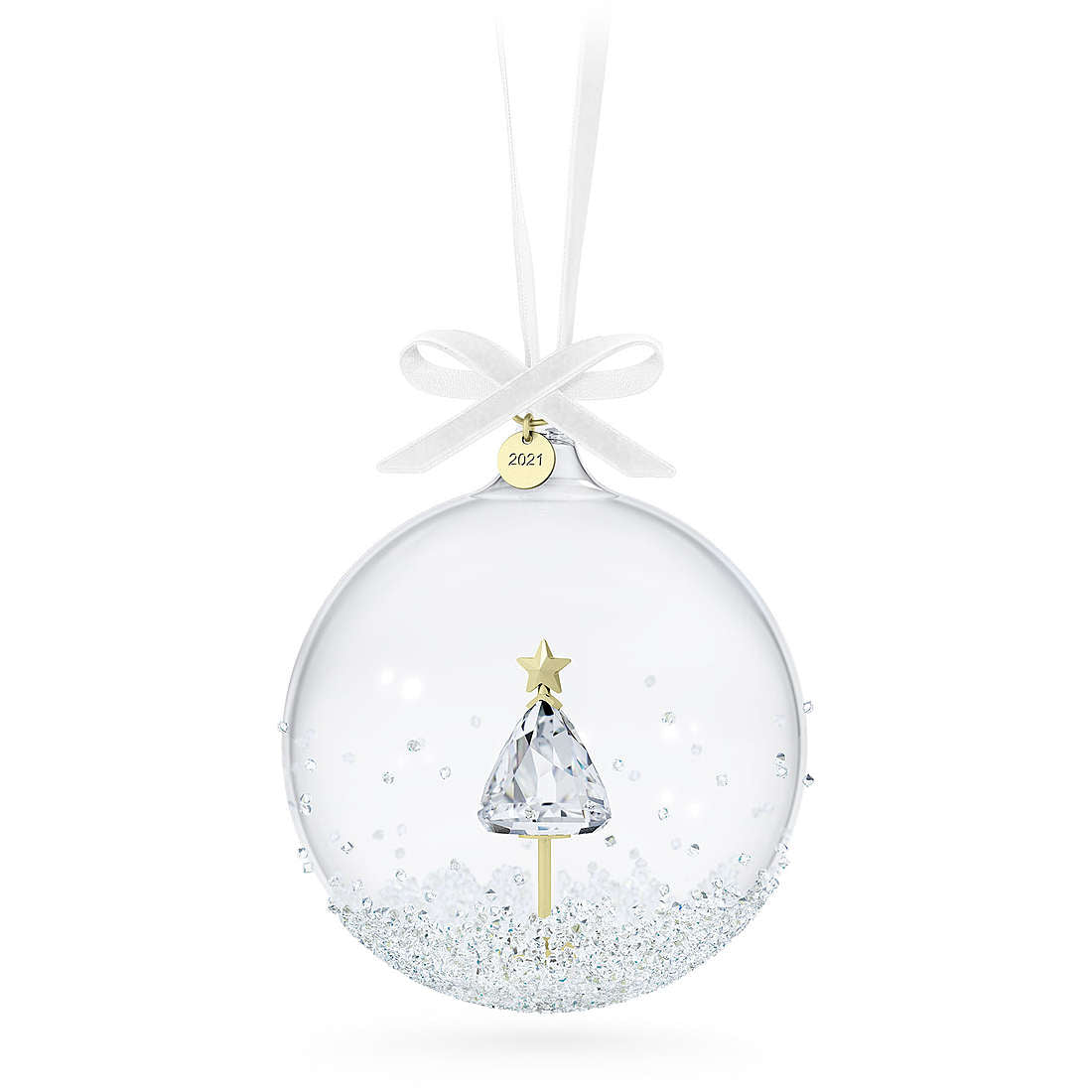 Decorazioni Natalizie Swarovski Annual Edition Ball Ornament Pallina 2021