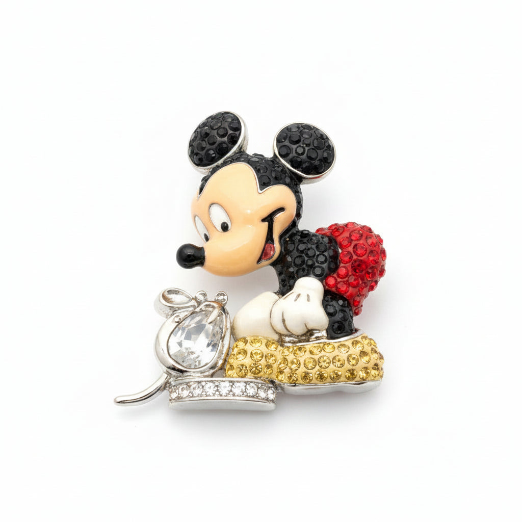 Spilla Swarovski Mickey Mouse Anno 2005