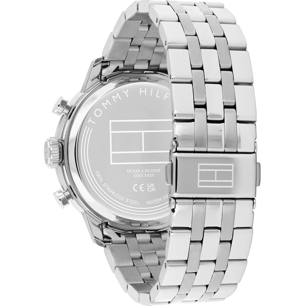 Orologio Tommy Hilfiger Kent Multi 43 mm Acciaio Braccialato Blu