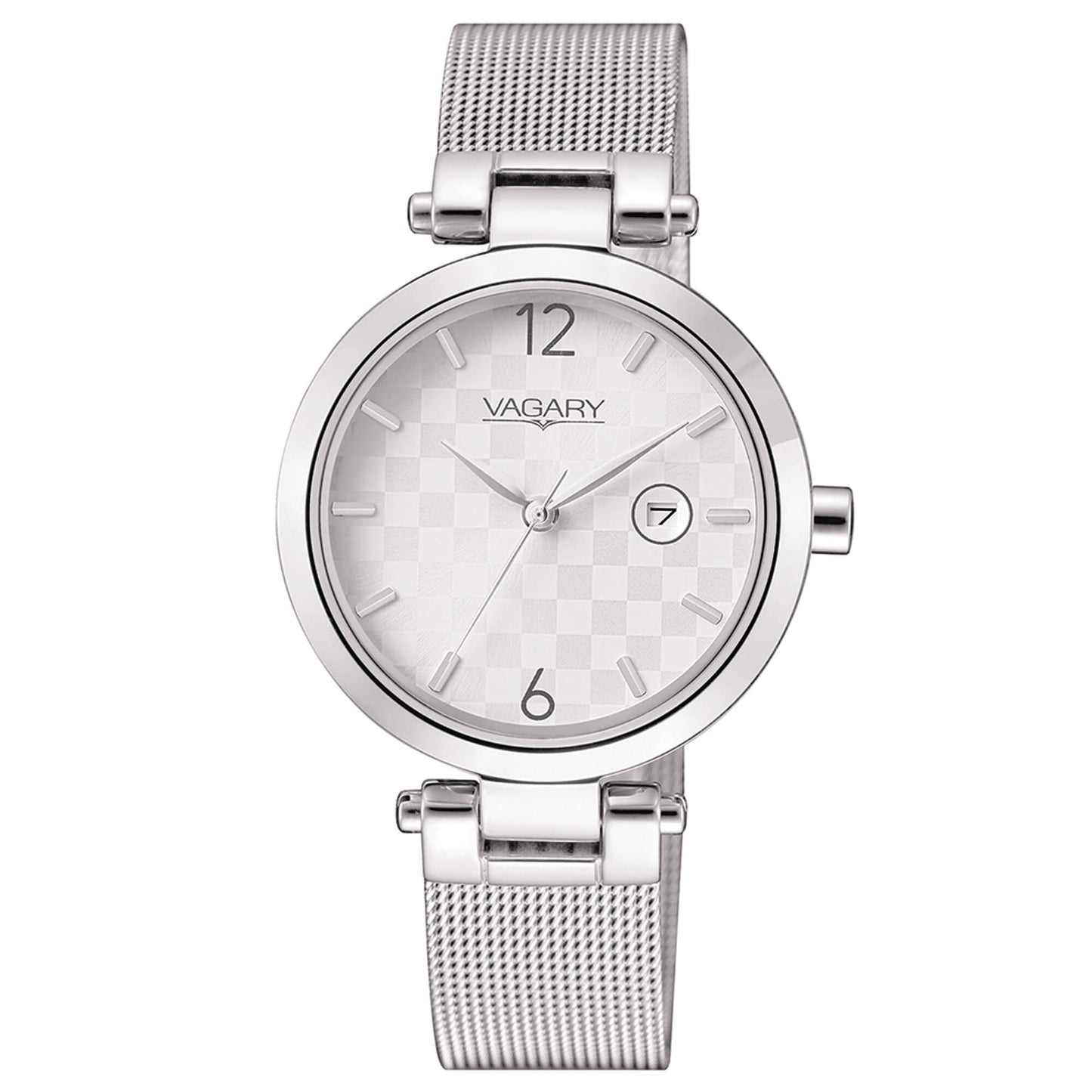 Orologio Vagary Flair Lady 31 mmAcciaio Braccialato Maglia Milanese Quadrante Silver Indici Arabi Silver