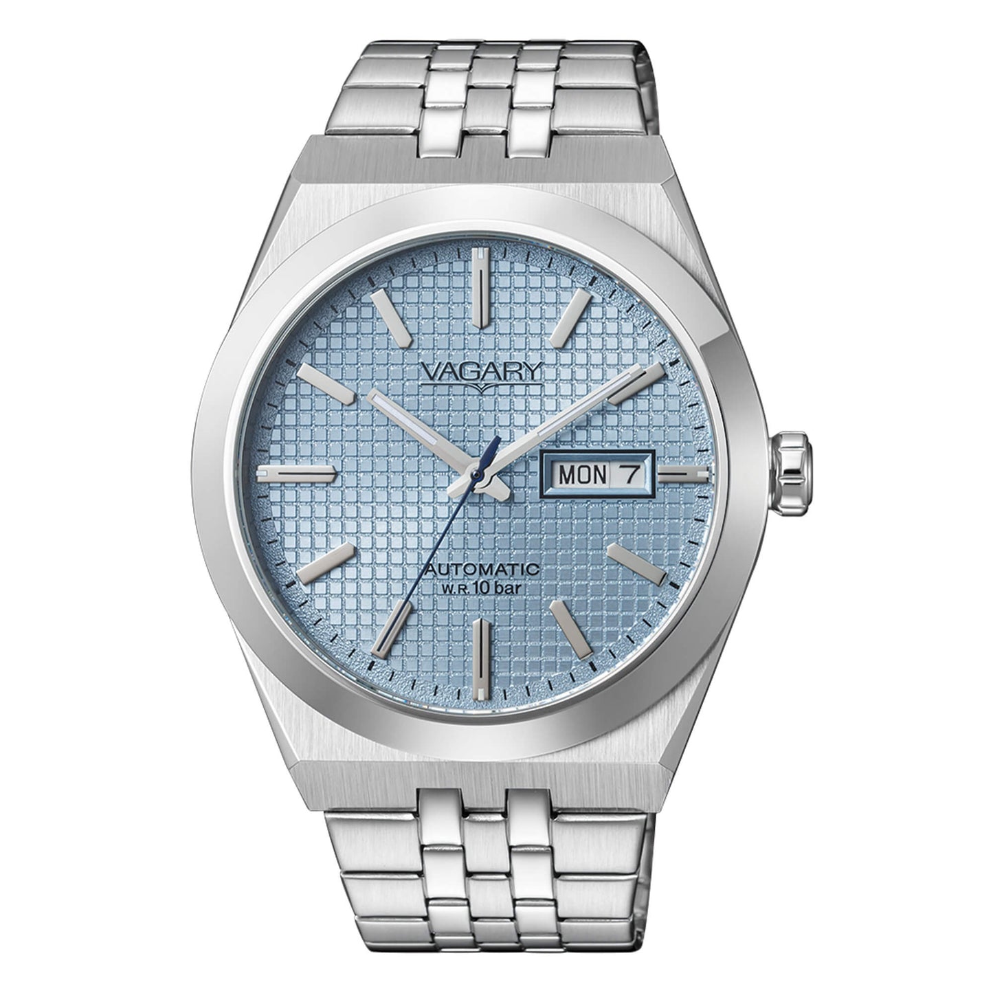 Orologio Vagary G.matic 101 Automatico 40 mm Acciaio Braccialato Ice Blu