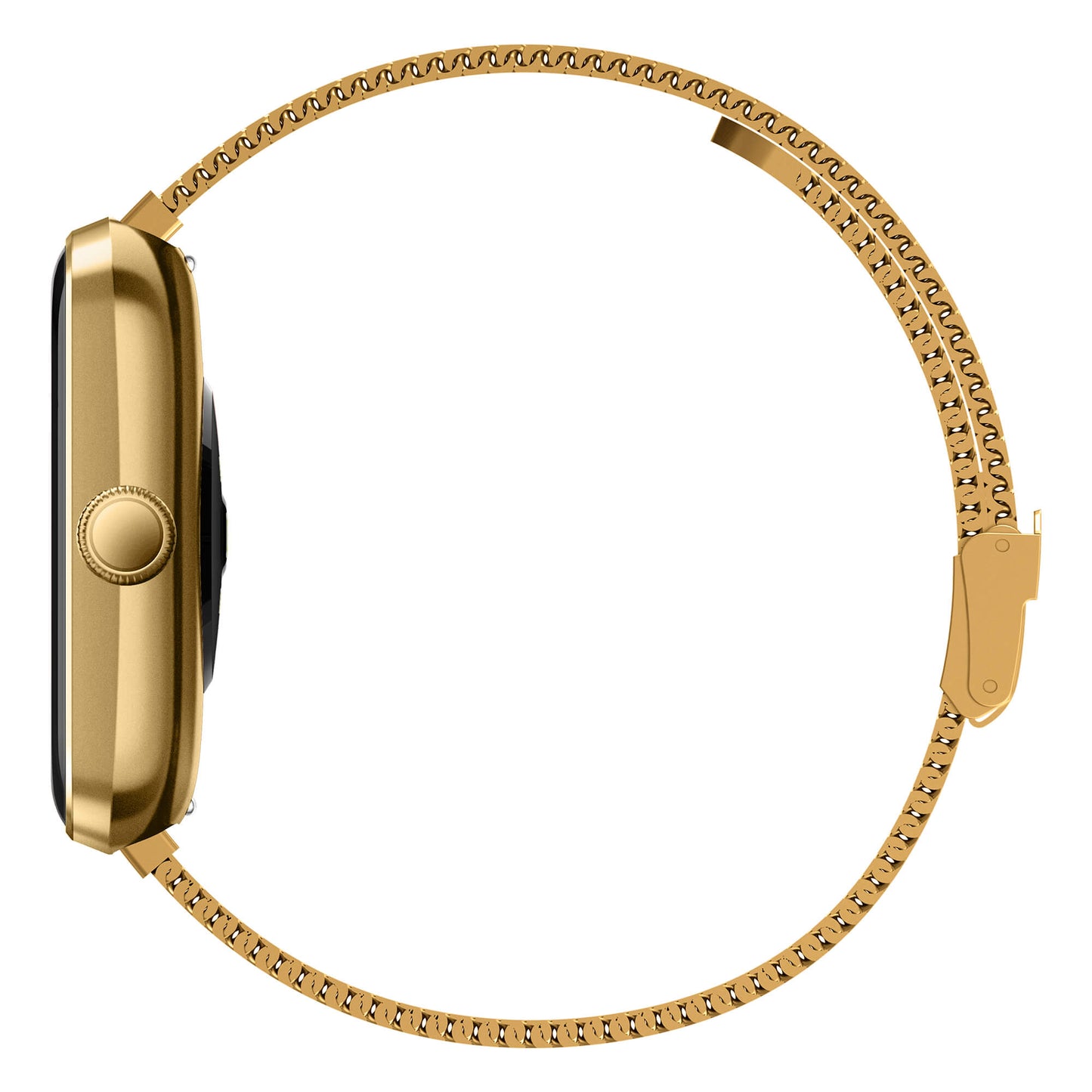 Orologio Vagary Smartwatch Digitale 34 mm Policarbonato Dorato Braccialato Maglia Milanese Pvd Oro