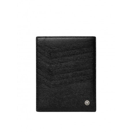 Portacarte Di Credito Montblanc Westside Porta Carte A 8 Scomparti Pelle Nera