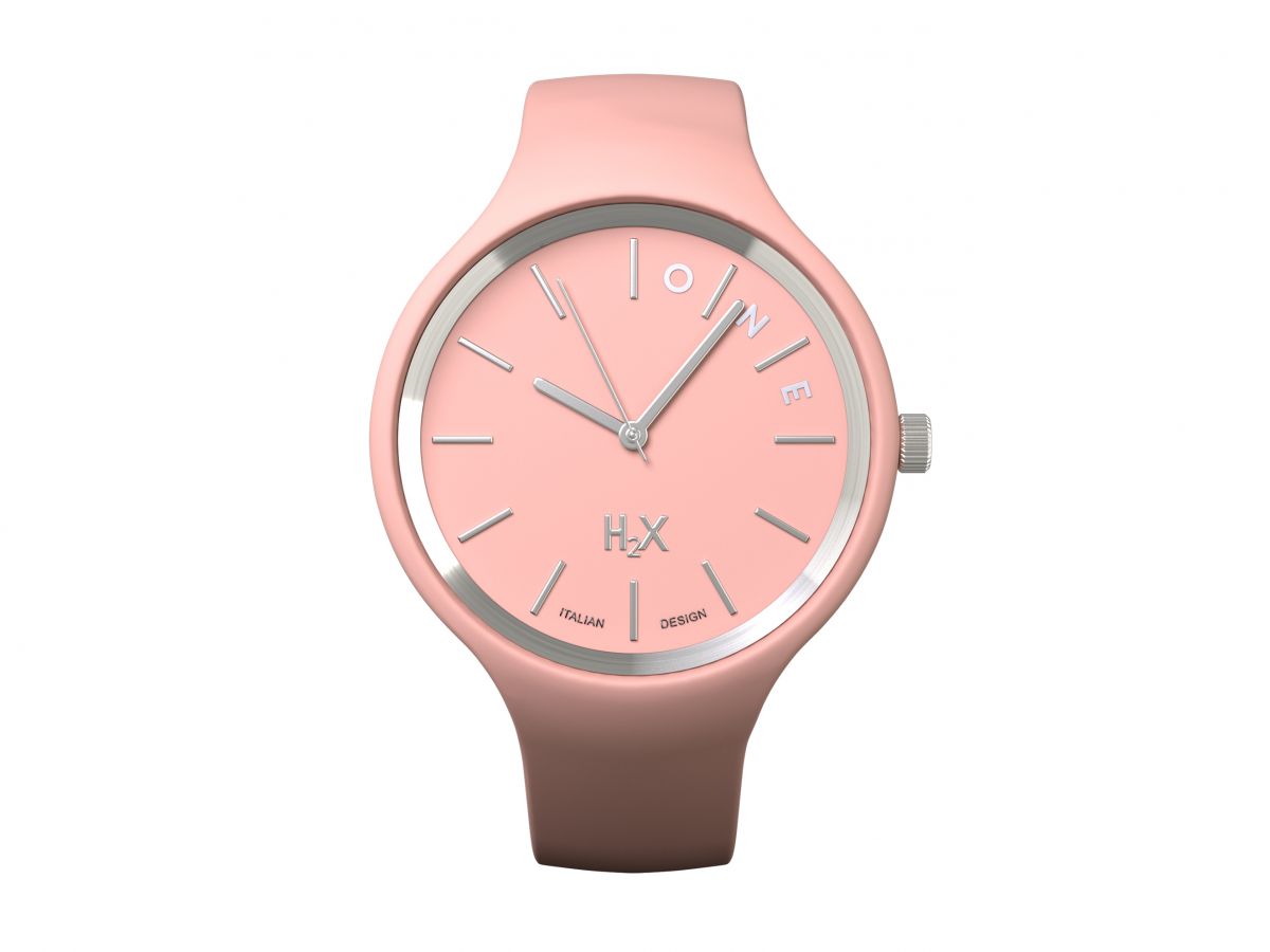 Orologio H2X One Unisex Silicone Rosa