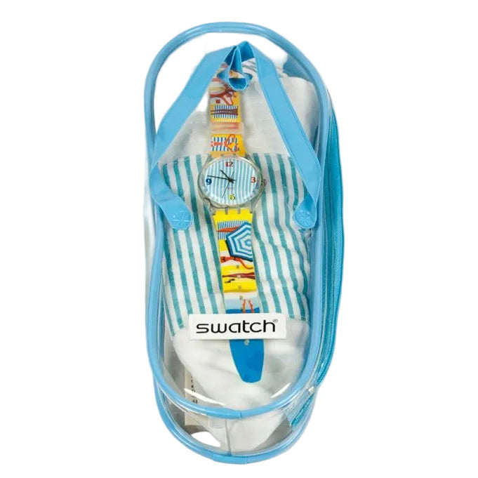 Orologio Swatch Ss Originals Watch Bikini Beach con Cappello GZS 35