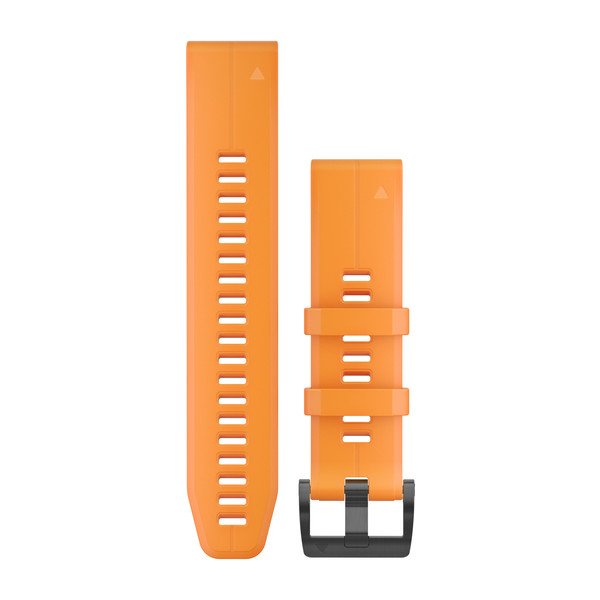 Cinturino originale Garmin Quickfit 22 mm Silicone, Solar Flare Orange