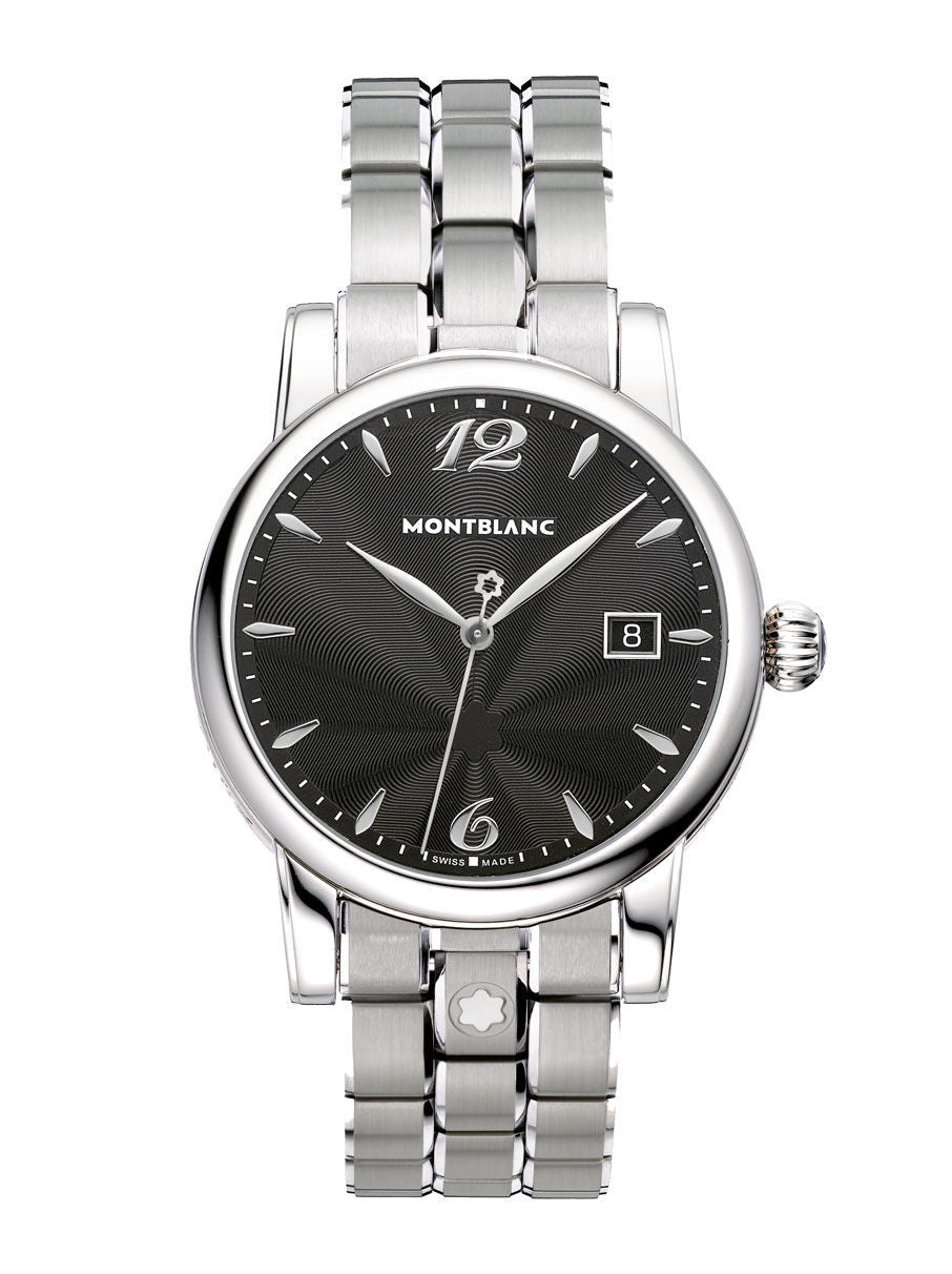Orologio Montblanc Star Steel 39 mm Braccialato Nero