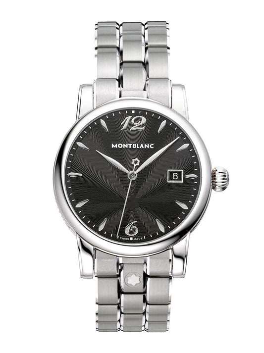 Orologio Montblanc Star Steel 39 mm Braccialato Nero
