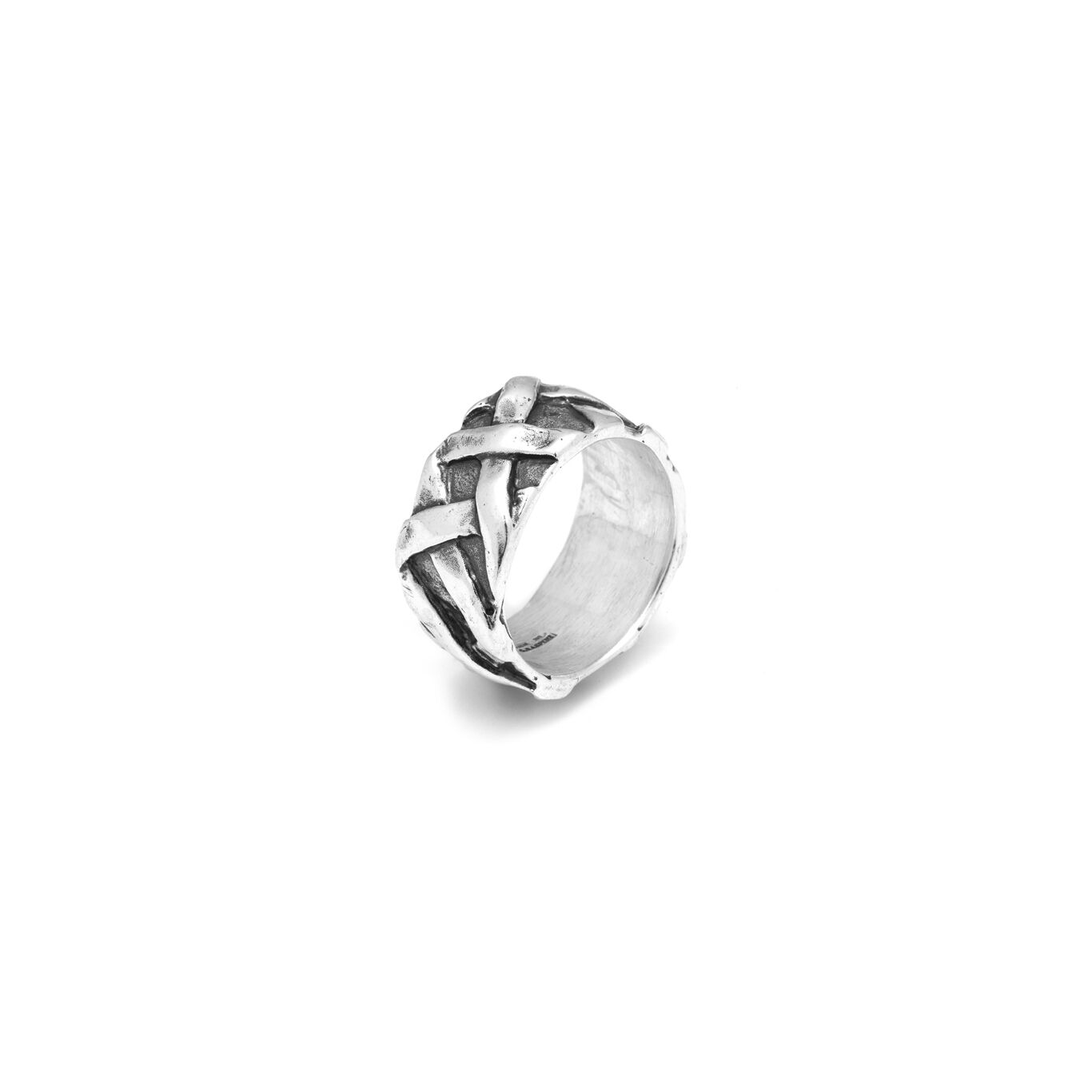 Anello Fascia Giovanni Raspini Uomo Anelli Anello Canneté - Misura 24