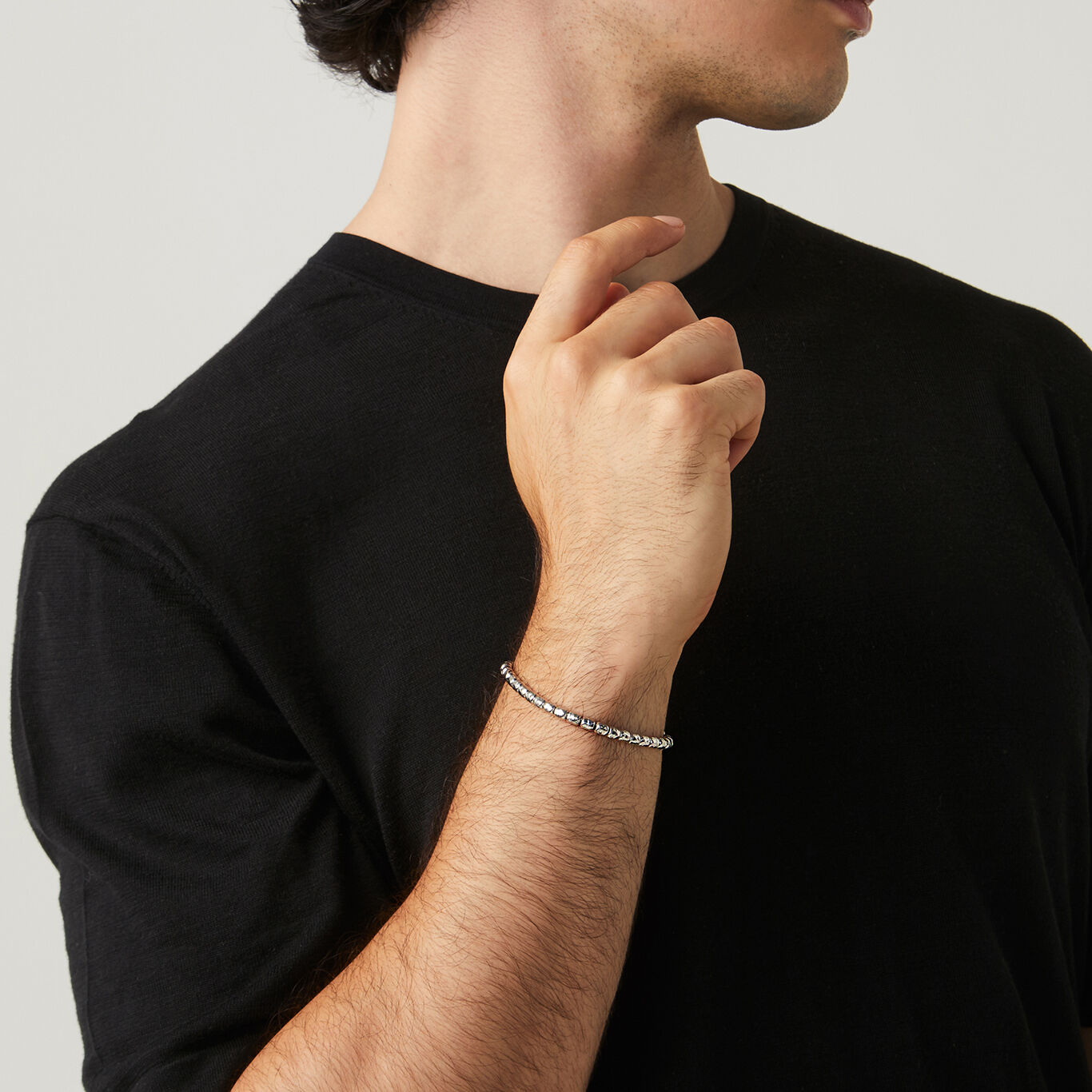 Bracciale Giovanni Raspini Uomo Catene Granelli