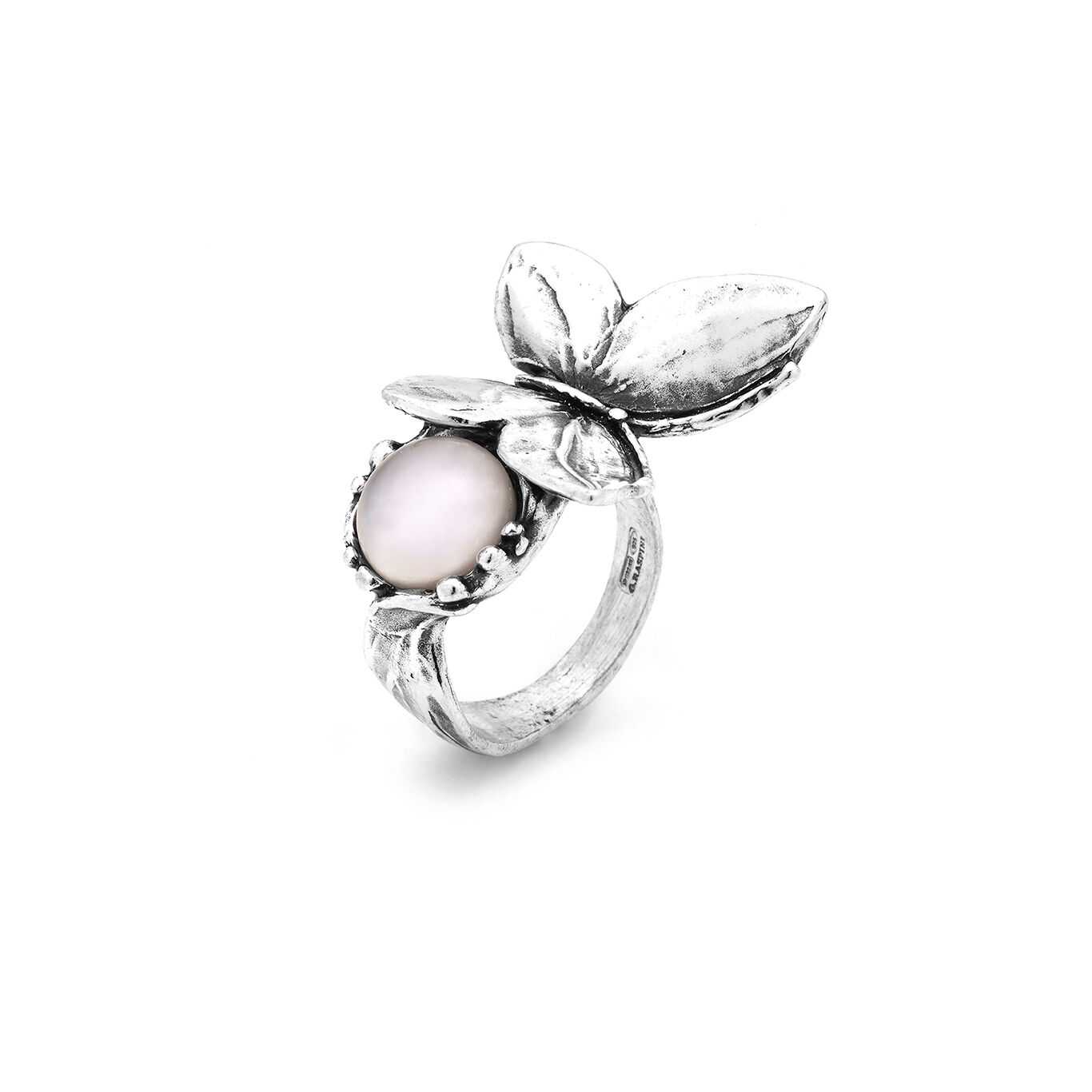 Anello Giovanni Raspini Floral Farfalle Butterfly Grande - Misura 14