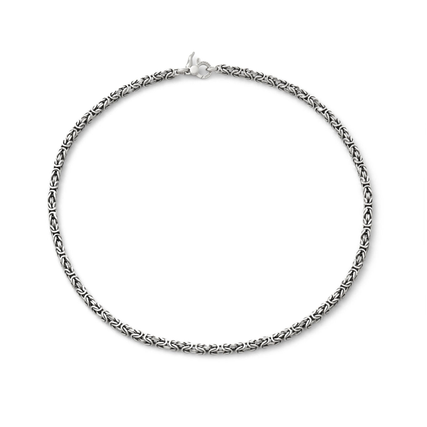 Collana Giovanni Raspini Uomo Catene Bizantina Quadra Piccola