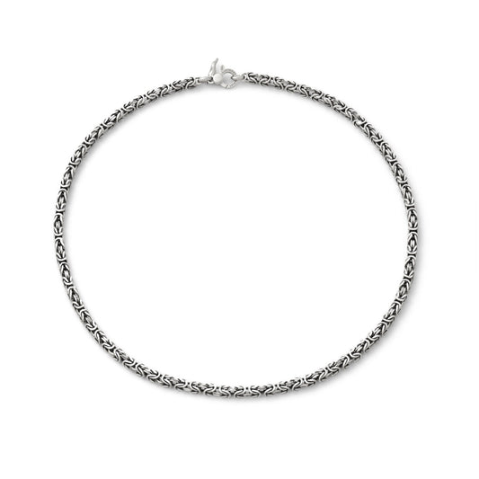 Collana Giovanni Raspini Uomo Catene Bizantina Quadra Piccola