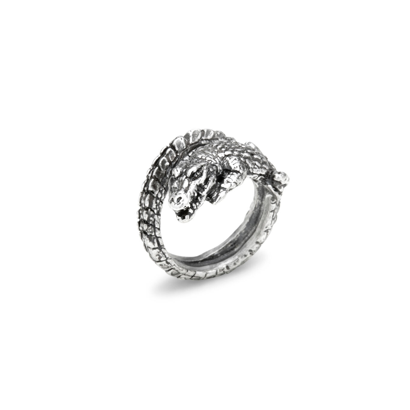 Anello in Argento Giovanni Raspini Coccodrillo - Misura 16