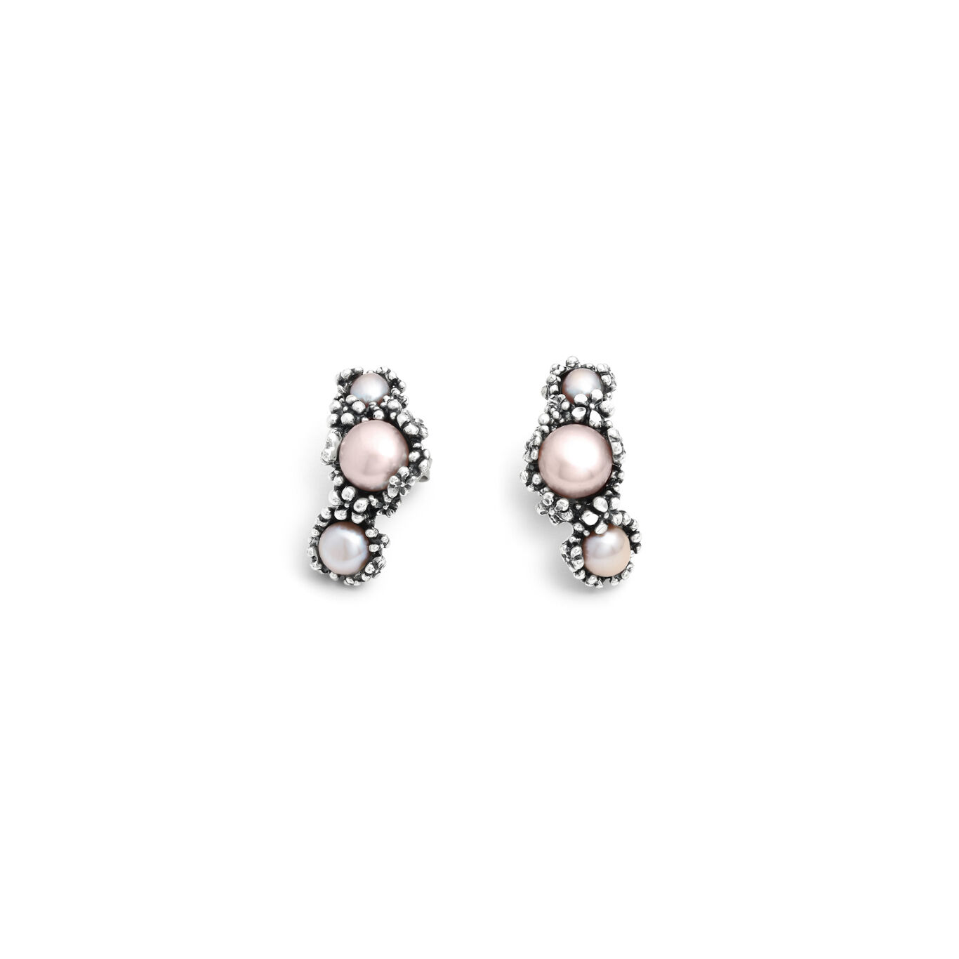Orecchini Giovanni Raspini Blossom Grandi Argento 925 e Perle naturali