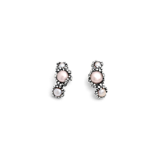 Orecchini Giovanni Raspini Blossom Grandi Argento 925 e Perle naturali