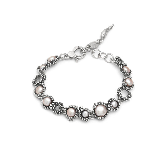 Bracciale Giovanni Raspini Blossom Argento 925 e Perle naturali