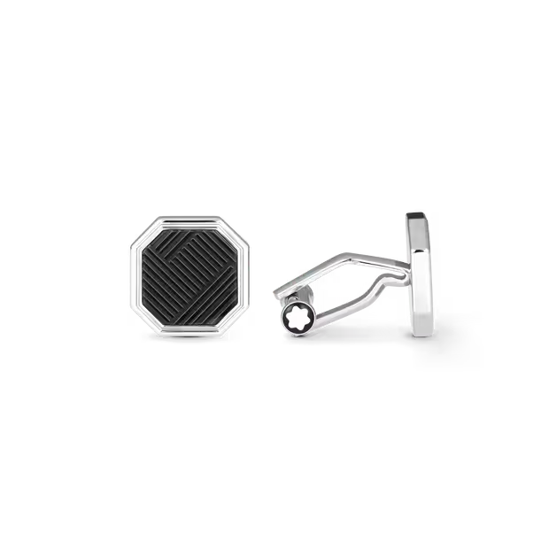 Gemelli Montblanc Extreme 3.0 Ottagonali Disegno Geometrico