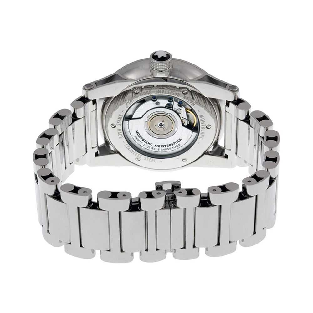 Orologio Montblanc Automatico Chrono Timewalker 42 mm Acciaio Braccialato Nero