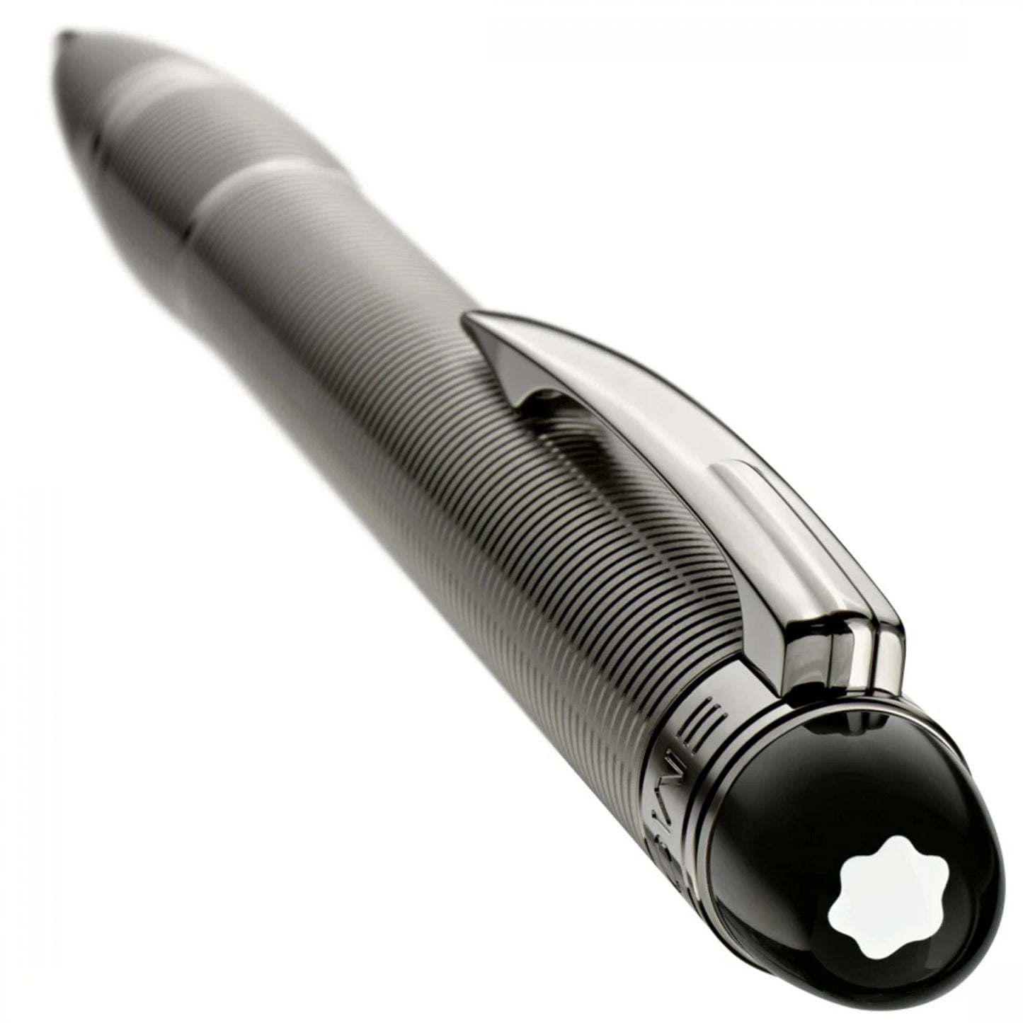Penna A Sfera Montblanc Starwalker Midnight Black Metal