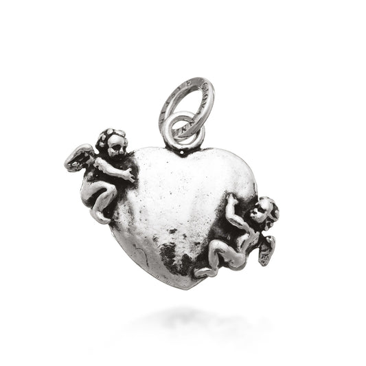 Charms Giovanni Raspini Charm Cuore 2 Angeli