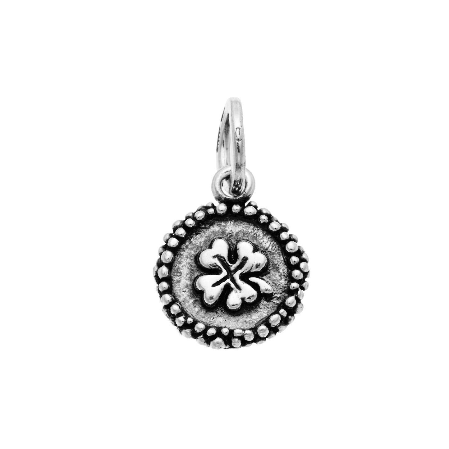 Charm Giovanni Raspini Perlage Quadrifoglio Argento 925