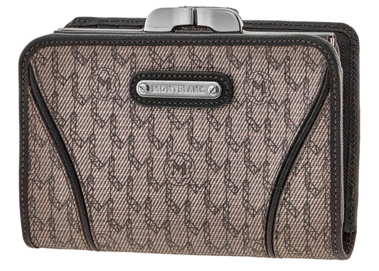 Portafogli Montblanc Nightflight Signature Ladies Piccolo Rigido 6 Scomparti Con Portamonete