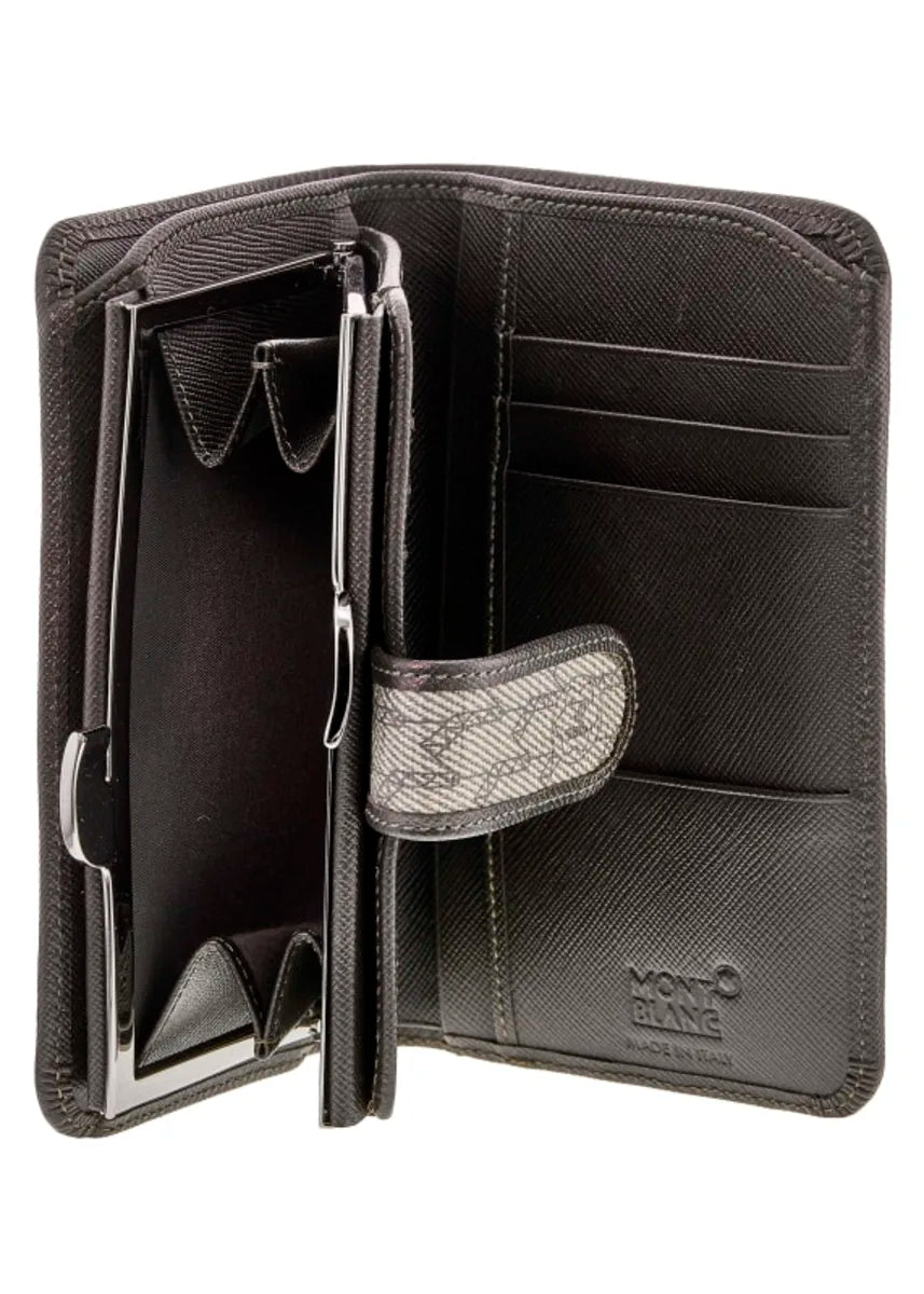Portafogli Montblanc Nightflight Signature Ladies Piccolo Rigido 6 Scomparti Con Portamonete