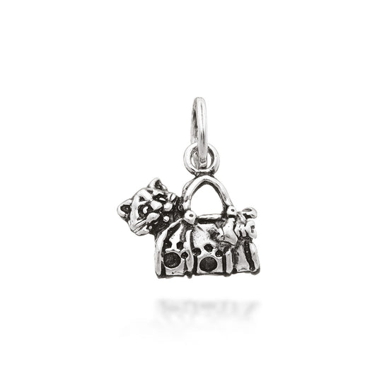 Charms Giovanni Raspini Charm Gatto In Borsa
