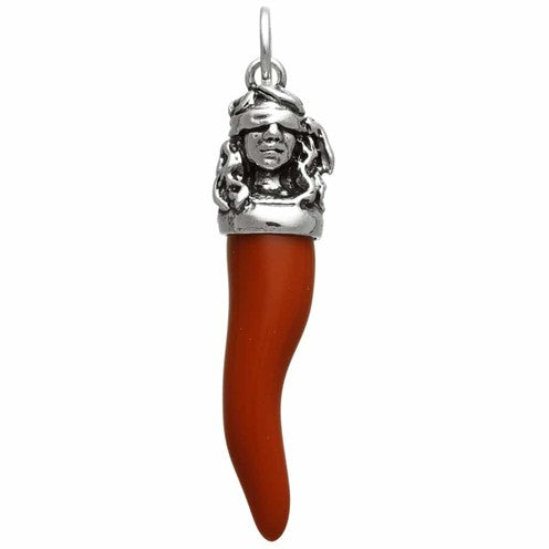 Charms Giovanni Raspini Charm Corno Rosso Dea Fortuna