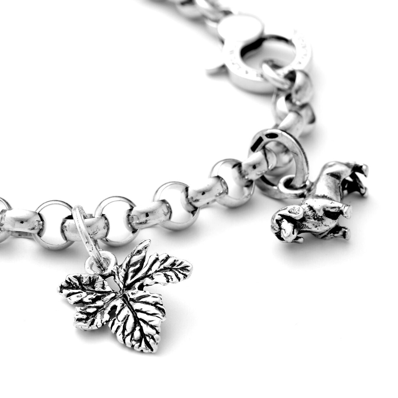 Charms Giovanni Raspini Charm Tutti Frutti Foglia Uva