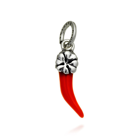 Charms Giovanni Raspini Charm Corno Quadrifoglio